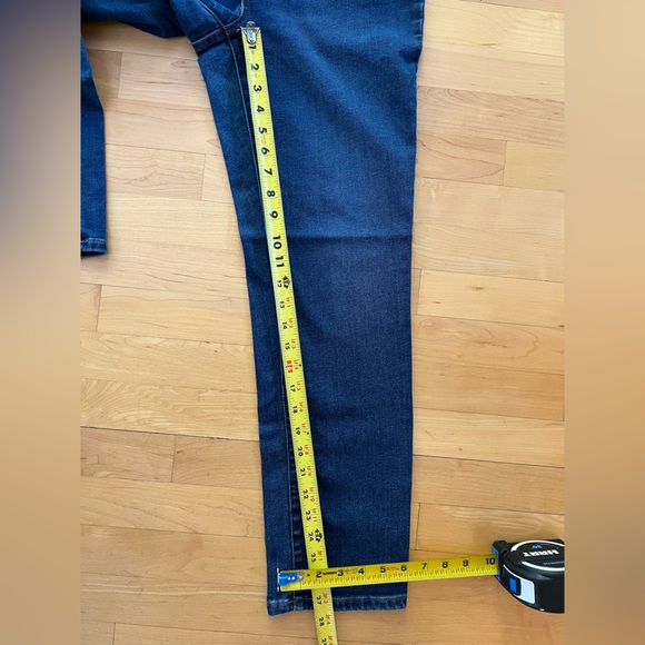 29 (6-8)👖Like New Everlane High Rise Slim Straight Cigarette Ankle Blue Jean 29 - Picture 6 of 17